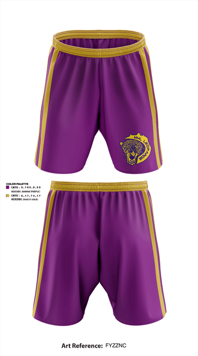 Hernando Youth League Football 89733507 Athletic Shorts With Pockets - 1