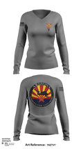 Arizona Underwater Explorers 16457471 Women's Long Sleeve V-neck Shirt - 44