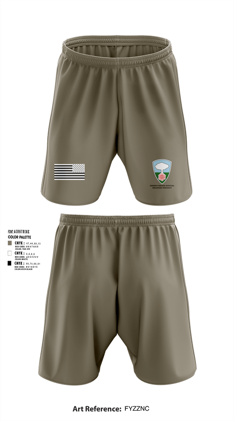 Athletic Shorts With Pockets, Armed forces special weapons project, Army, Teamtime, Team time, sublimation, custom sports apparel, team uniforms, spirit wear, spiritwear, sports uniforms, custom shirts, team store, custom team store, fundraiser sports, apparel fundraiser