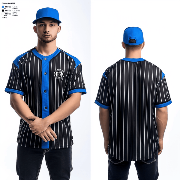 Full Button Baseball Jersey, BANDITOS, Baseball, Teamtime, Team time, sublimation, custom sports apparel, team uniforms, spirit wear, spiritwear, sports uniforms, custom shirts, team store, custom team store, fundraiser sports, apparel fundraiser