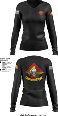 4th Recon Delta Company 30524551 Women's Long Sleeve V-neck Shirt - 6