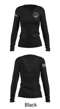 Cvn 77 IM-5 93310864 Women's Long Sleeve V-neck Shirt - 35