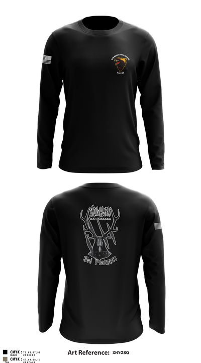 3rd Platoon 72140554 Long Sleeve Performance Shirt 8