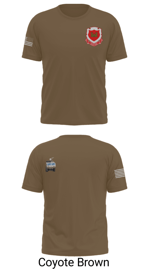 Short Sleeve Performance Shirt, 185th Engineer Support Company, , Teamtime, Team time, sublimation, custom sports apparel, team uniforms, spirit wear, spiritwear, sports uniforms, custom shirts, team store, custom team store, fundraiser sports, apparel fundraiser