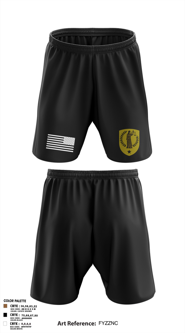 Athletic Shorts With Pockets, Fort Campbell & Redstone Arsenal - Office of Special Trial Counsel, , Teamtime, Team time, sublimation, custom sports apparel, team uniforms, spirit wear, spiritwear, sports uniforms, custom shirts, team store, custom team store, fundraiser sports, apparel fundraiser