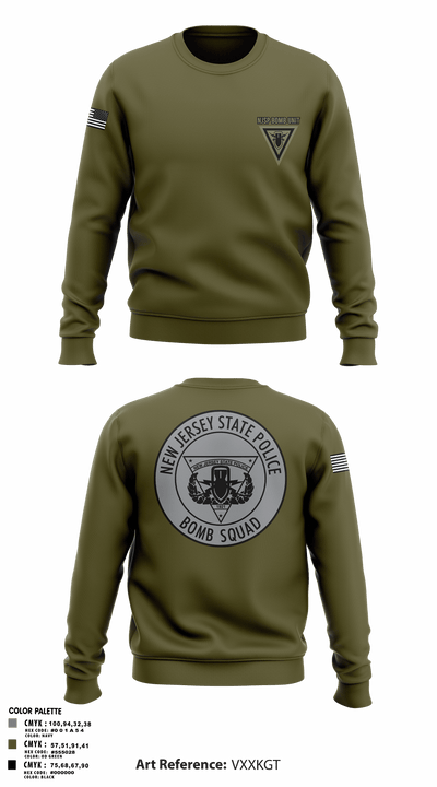 NJSP BOMB UNIT 44514852 Crew Neck Sweatshirt - 192
