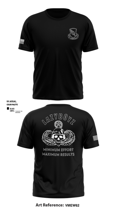 LAZY HELLDIVER 74477476 Short Sleeve Performance Shirt - 4