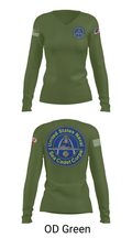 Battleship misssouri 47283625 Women's Long Sleeve V-neck Shirt - 54