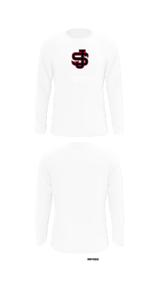Long Sleeve Performance Shirt, San Jon High School Volleyball, Women's Volleyball, Teamtime, Team time, sublimation, custom sports apparel, team uniforms, spirit wear, spiritwear, sports uniforms, custom shirts, team store, custom team store, fundraiser sports, apparel fundraiser