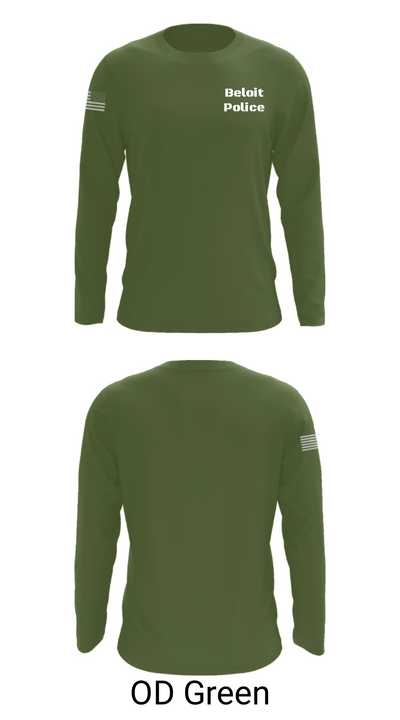 Beloit Police 82404889 Long Sleeve Performance Shirt - 44