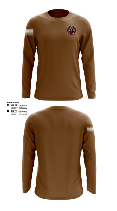 4/3 Cavalry Regiment 53713701 Long Sleeve Performance Shirt - 1