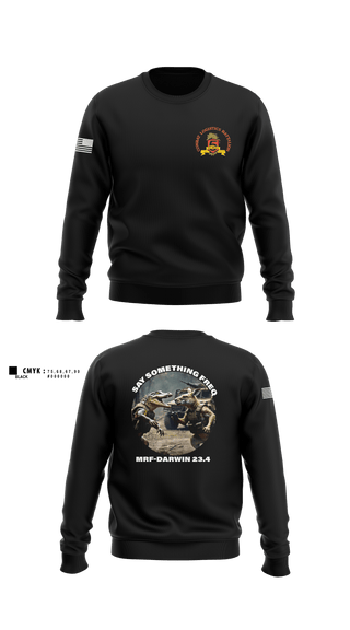 Crew Neck Sweatshirt, Clb-5, Marines, Teamtime, Team time, sublimation, custom sports apparel, team uniforms, spirit wear, spiritwear, sports uniforms, custom shirts, team store, custom team store, fundraiser sports, apparel fundraiser