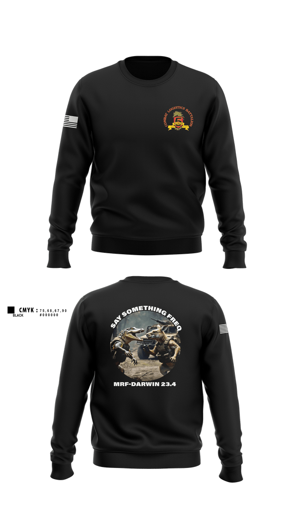 Crew Neck Sweatshirt, Clb-5, Marines, Teamtime, Team time, sublimation, custom sports apparel, team uniforms, spirit wear, spiritwear, sports uniforms, custom shirts, team store, custom team store, fundraiser sports, apparel fundraiser
