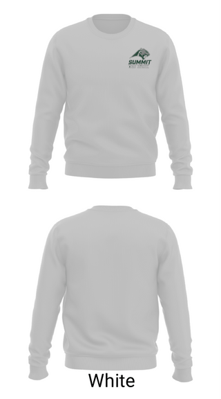 Crew Neck Sweatshirt, Summit High School Volleyball, Women's Volleyball, Teamtime, Team time, sublimation, custom sports apparel, team uniforms, spirit wear, spiritwear, sports uniforms, custom shirts, team store, custom team store, fundraiser sports, apparel fundraiser
