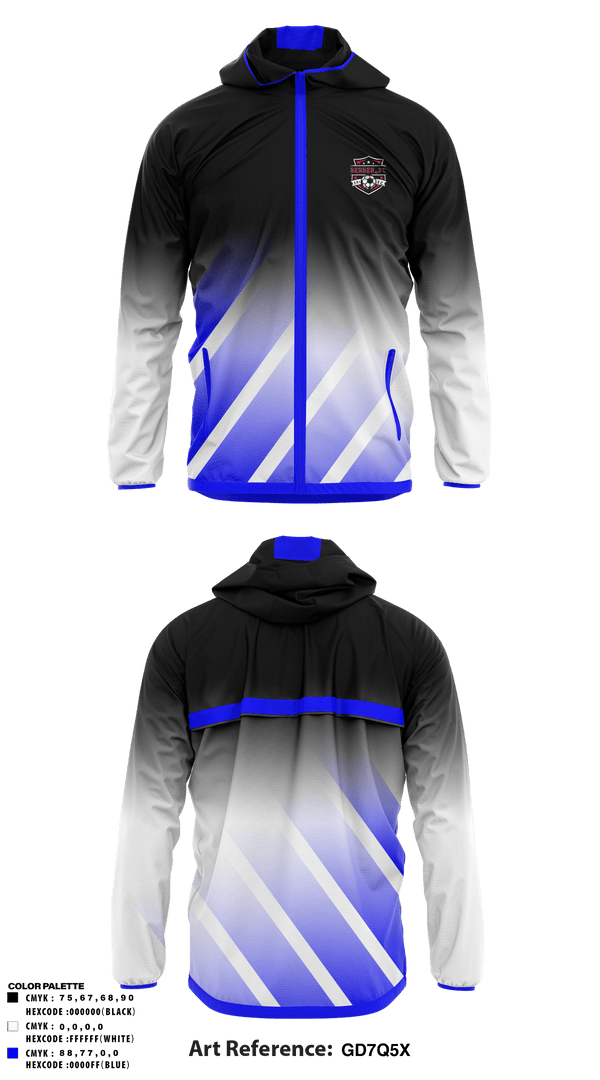 Windbreaker, DENDEN, Men's Soccer, Teamtime, Team time, sublimation, custom sports apparel, team uniforms, spirit wear, spiritwear, sports uniforms, custom shirts, team store, custom team store, fundraiser sports, apparel fundraiser