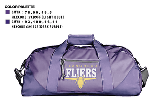 Duffle Bag, Fliers, Baseball, Teamtime, Team time, sublimation, custom sports apparel, team uniforms, spirit wear, spiritwear, sports uniforms, custom shirts, team store, custom team store, fundraiser sports, apparel fundraiser
