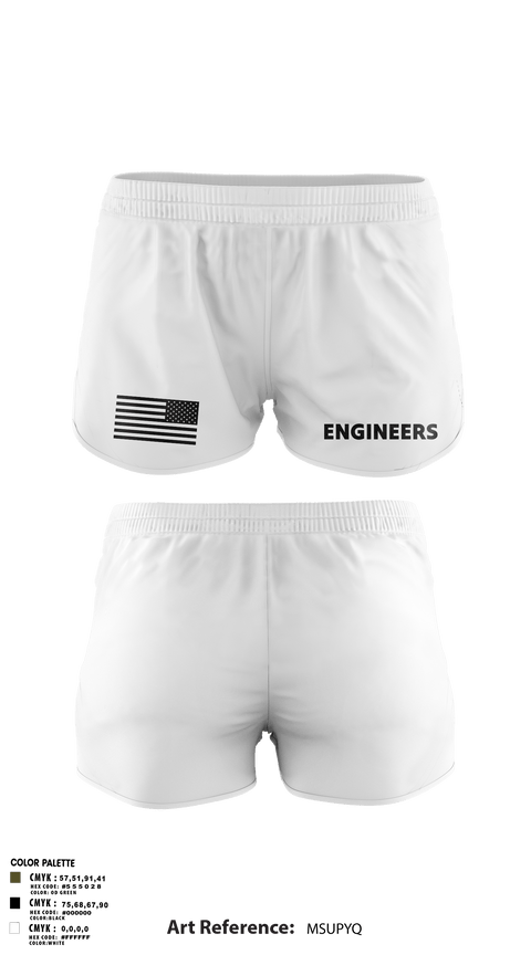 Ranger Panties, Engineers, Marines, Teamtime, Team time, sublimation, custom sports apparel, team uniforms, spirit wear, spiritwear, sports uniforms, custom shirts, team store, custom team store, fundraiser sports, apparel fundraiser