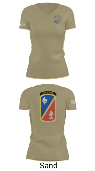Women's Short Sleeve Vneck Shirt, 1st Det. Royal Lao Airborne, Army, Teamtime, Team time, sublimation, custom sports apparel, team uniforms, spirit wear, spiritwear, sports uniforms, custom shirts, team store, custom team store, fundraiser sports, apparel fundraiser