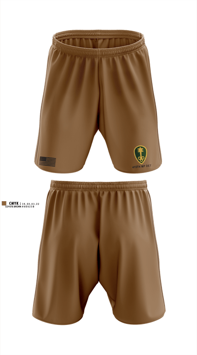 415th MP DET 50307649 Athletic Shorts With Pockets - 3