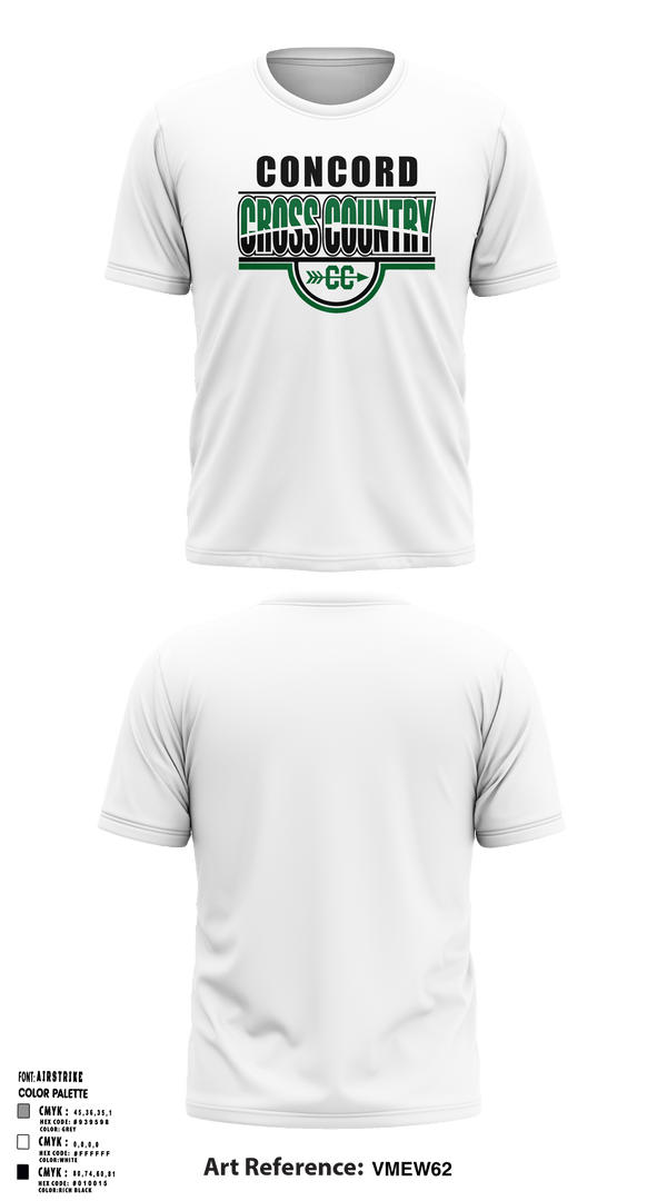 Short Sleeve Performance Shirt, CONCORD HIGH SCHOOL Cross Country, Cross Country, Teamtime, Team time, sublimation, custom sports apparel, team uniforms, spirit wear, spiritwear, sports uniforms, custom shirts, team store, custom team store, fundraiser sports, apparel fundraiser
