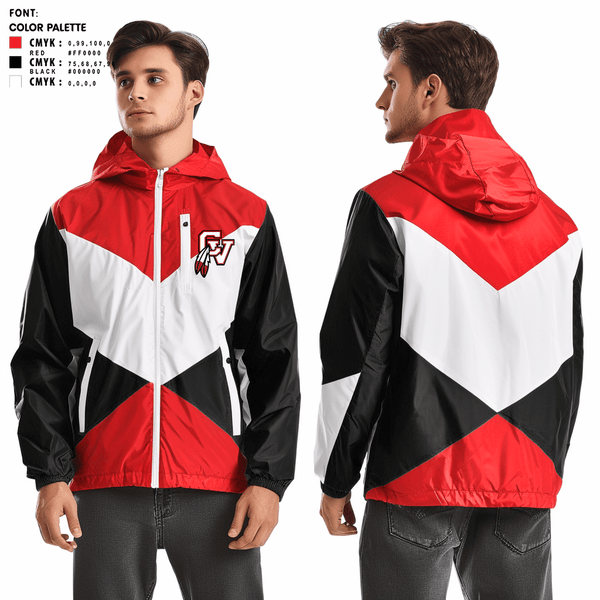 Windbreaker, Big Reds, Track & Field, Teamtime, Team time, sublimation, custom sports apparel, team uniforms, spirit wear, spiritwear, sports uniforms, custom shirts, team store, custom team store, fundraiser sports, apparel fundraiser