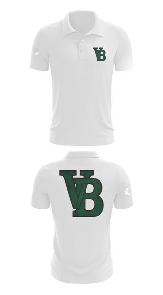 Short Sleeve Performance Polo, Van Buren Pointers, Football, Teamtime, Team time, sublimation, custom sports apparel, team uniforms, spirit wear, spiritwear, sports uniforms, custom shirts, team store, custom team store, fundraiser sports, apparel fundraiser