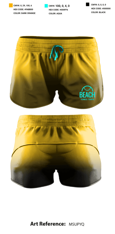 Beach Tennis Tampa 32781040 Women's Shorts - 3