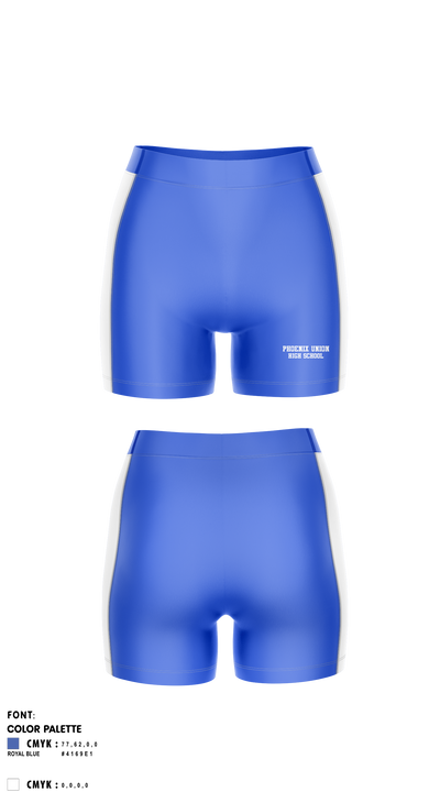 Phoenix Union High School District Classified Employees Association 78319335 Women's Compression Shorts - 1
