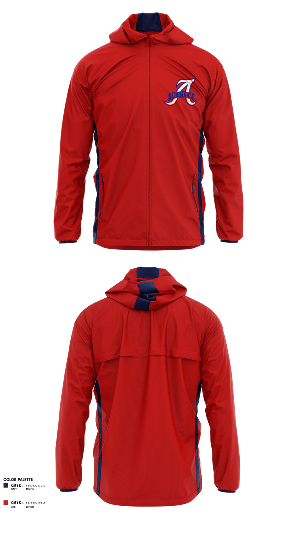 Windbreaker, Albemarle Youth Football, Football, Teamtime, Team time, sublimation, custom sports apparel, team uniforms, spirit wear, spiritwear, sports uniforms, custom shirts, team store, custom team store, fundraiser sports, apparel fundraiser