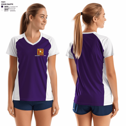 Women's Short Sleeve Vneck Shirt, Mcp Lloyd Track and Field, Track & Field, Teamtime, Team time, sublimation, custom sports apparel, team uniforms, spirit wear, spiritwear, sports uniforms, custom shirts, team store, custom team store, fundraiser sports, apparel fundraiser