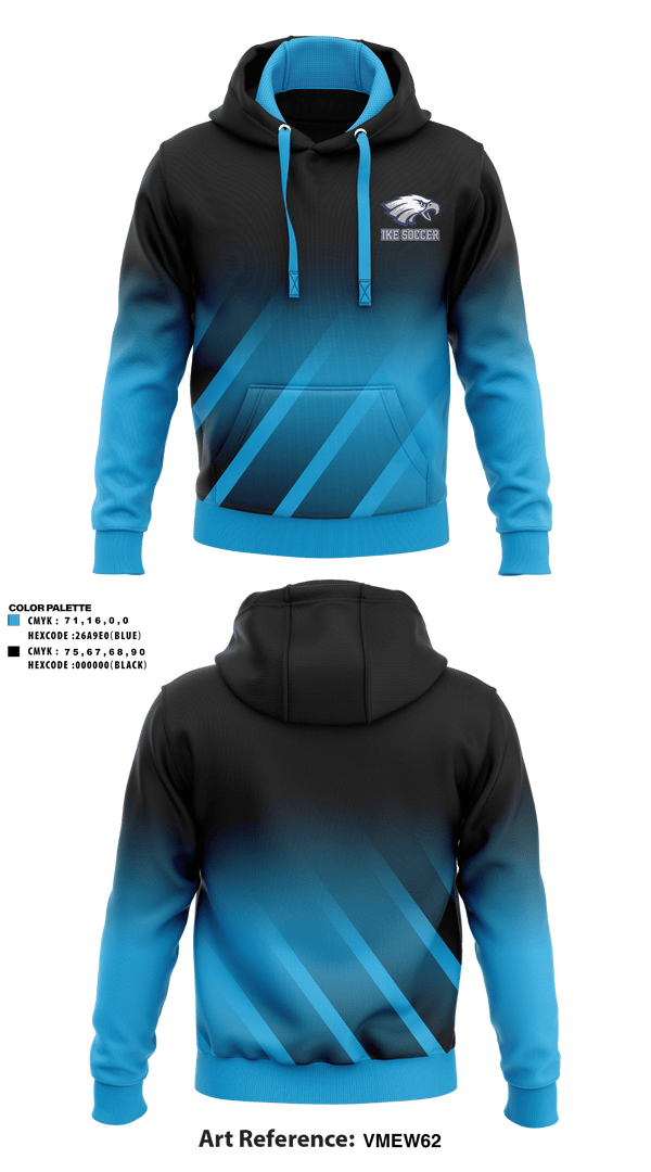 Hoodie, IKE, Men's Soccer, Teamtime, Team time, sublimation, custom sports apparel, team uniforms, spirit wear, spiritwear, sports uniforms, custom shirts, team store, custom team store, fundraiser sports, apparel fundraiser