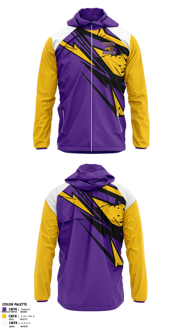 Windbreaker, Johnson Abernathy Graetz High School Wrestling, Wrestling, Teamtime, Team time, sublimation, custom sports apparel, team uniforms, spirit wear, spiritwear, sports uniforms, custom shirts, team store, custom team store, fundraiser sports, apparel fundraiser
