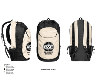 Gear Bag, Rod Wave elite, Men's Basketball, Teamtime, Team time, sublimation, custom sports apparel, team uniforms, spirit wear, spiritwear, sports uniforms, custom shirts, team store, custom team store, fundraiser sports, apparel fundraiser