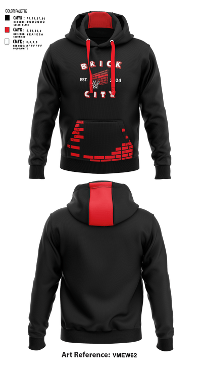 Brick City Basketball 28732508 Hoodie - 1