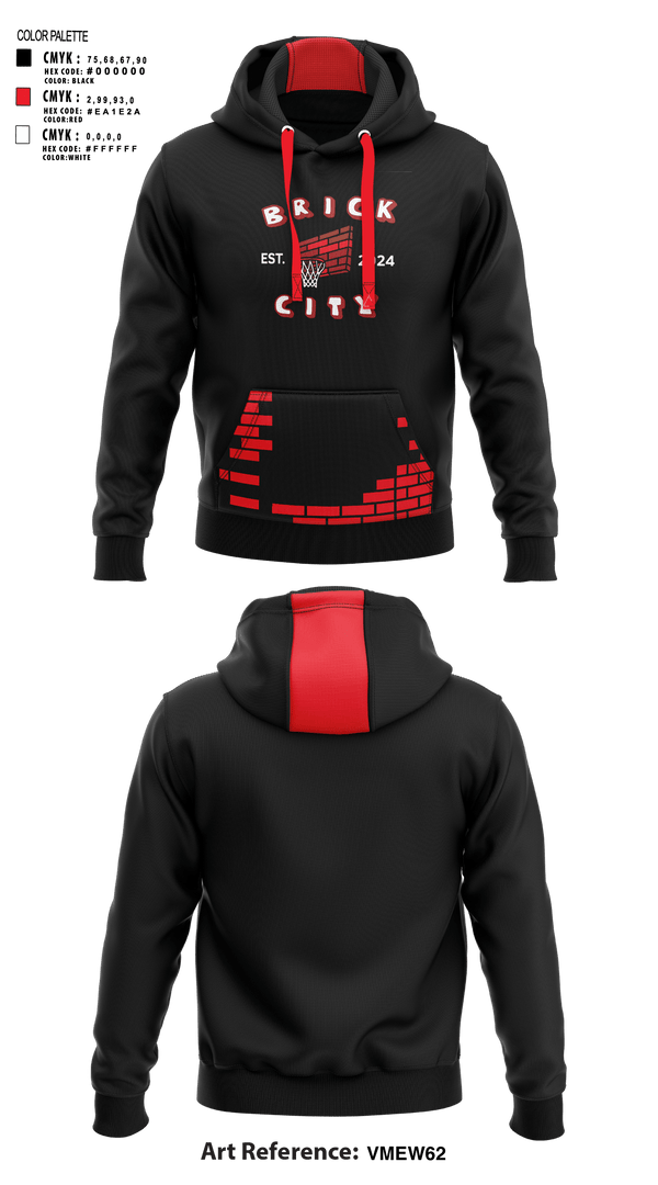 Hoodie, Brick City Basketball, Men's Basketball, Teamtime, Team time, sublimation, custom sports apparel, team uniforms, spirit wear, spiritwear, sports uniforms, custom shirts, team store, custom team store, fundraiser sports, apparel fundraiser
