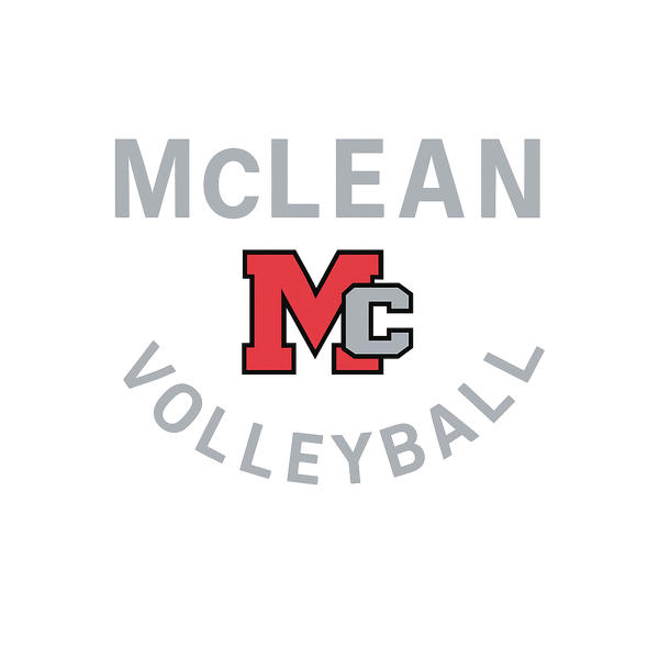McLean Girls Volleyball 64290393 Stainless Steel Water Bottle with a Straw Lid