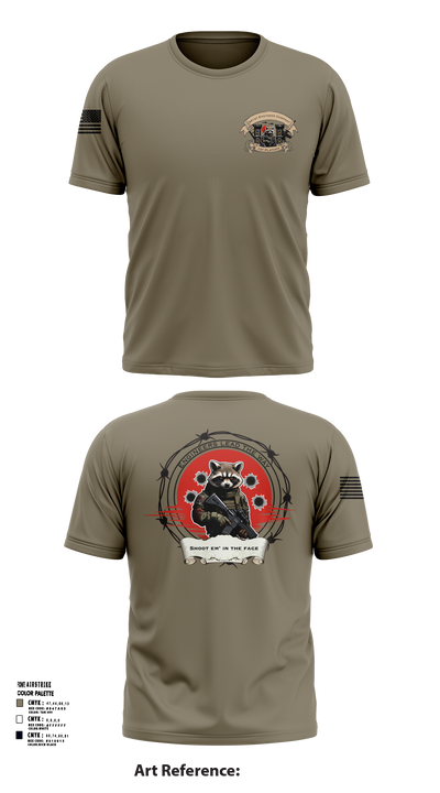 441st Engineer Company 97843489 Short Sleeve Performance Shirt - 106