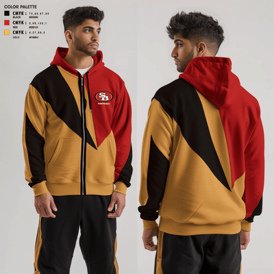 Southbay 49ers 9(Villains) 73865981 Zip Hoodie - 2