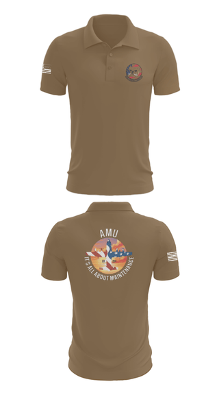 Short Sleeve Performance Polo, 910th AMU, Air Force, Teamtime, Team time, sublimation, custom sports apparel, team uniforms, spirit wear, spiritwear, sports uniforms, custom shirts, team store, custom team store, fundraiser sports, apparel fundraiser