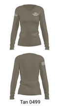 196th Transportation Company 7176009 Women's Long Sleeve V-neck Shirt - 77