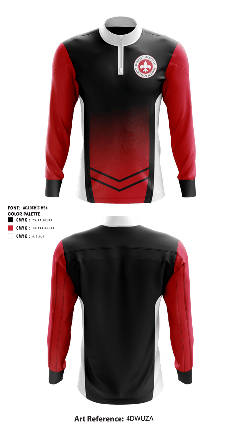 Quarter Zip Jacket, Garrett Memorial Christian School Volleyball, Women's Volleyball, Teamtime, Team time, sublimation, custom sports apparel, team uniforms, spirit wear, spiritwear, sports uniforms, custom shirts, team store, custom team store, fundraiser sports, apparel fundraiser