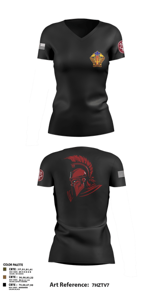 Women's Short Sleeve Vneck Shirt, Kenner Army Health Clinic, , Teamtime, Team time, sublimation, custom sports apparel, team uniforms, spirit wear, spiritwear, sports uniforms, custom shirts, team store, custom team store, fundraiser sports, apparel fundraiser