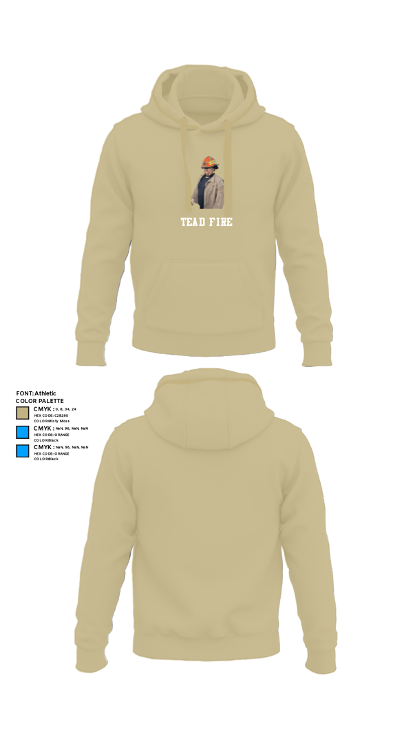 Hoodie, TEAD FIRE, Fire Department, Teamtime, Team time, sublimation, custom sports apparel, team uniforms, spirit wear, spiritwear, sports uniforms, custom shirts, team store, custom team store, fundraiser sports, apparel fundraiser