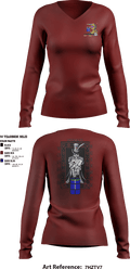 Pierlink 77649293 Women's Long Sleeve V-neck Shirt - 3