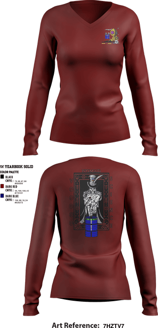 Women's Long Sleeve Vneck Shirt, PierlinkPierlink, , Teamtime, Team time, sublimation, custom sports apparel, team uniforms, spirit wear, spiritwear, sports uniforms, custom shirts, team store, custom team store, fundraiser sports, apparel fundraiser