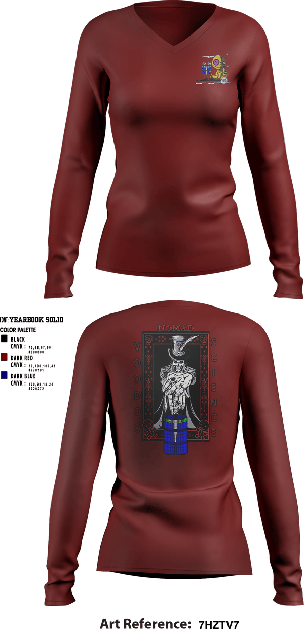 Women's Long Sleeve Vneck Shirt, PierlinkPierlink, , Teamtime, Team time, sublimation, custom sports apparel, team uniforms, spirit wear, spiritwear, sports uniforms, custom shirts, team store, custom team store, fundraiser sports, apparel fundraiser