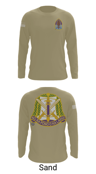 322 civil affairs brigade 15176407 Long Sleeve Performance Shirt - 86