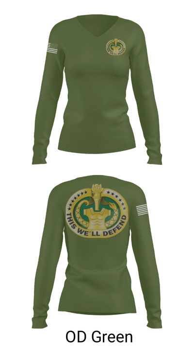 DS Davis 5549191 Women's Long Sleeve V-neck Shirt - 57