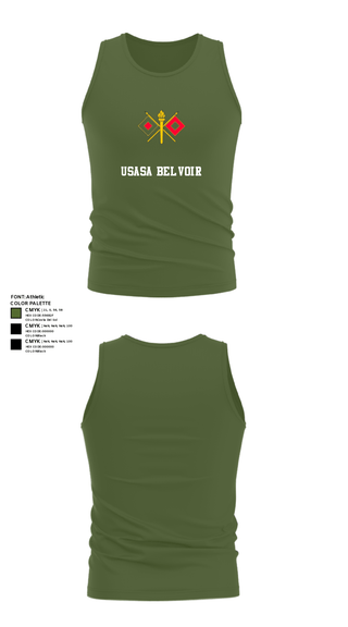 Tank Top, USASA BELVOIR, Army, Teamtime, Team time, sublimation, custom sports apparel, team uniforms, spirit wear, spiritwear, sports uniforms, custom shirts, team store, custom team store, fundraiser sports, apparel fundraiser