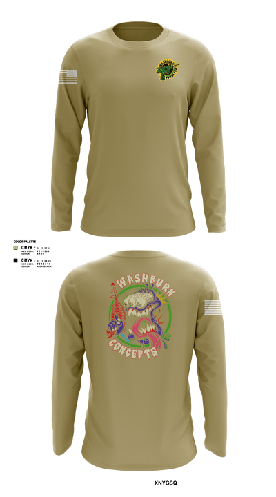 Washburn ConceptsWashburn Concepts 8471193 Long Sleeve Performance Shirt - 3